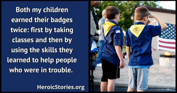 Earning Their Badges